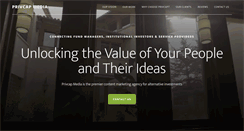 Desktop Screenshot of privcapmedia.com