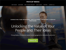 Tablet Screenshot of privcapmedia.com